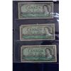 Image 1 : Canada One Dollar Bills (3)