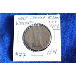 Wellington Half Penny Token (1)