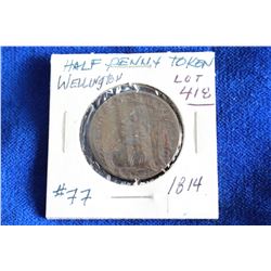 Wellington Half Penny Token (1)