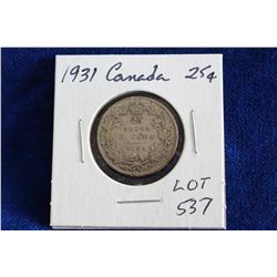 Canada Twenty-five Cent Coin (1)