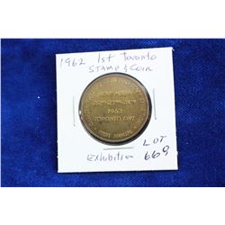 First Annual Toronto Coin & Stamp Exhibition Token