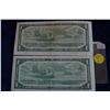Image 2 : Canada One Dollar Bills (2)
