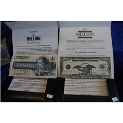 Novelty Item: Million Dollar Notes (2)