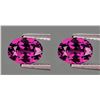 Image 1 : Natural Pinkish Purple Rhodolite Garnet Pair 7x5 MM