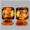 Image 1 : NATURAL GOLDEN ORANGE CITRINE PAIR [IF-VVS]