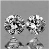 Image 1 : Natural White Diamond Pair - Untreated