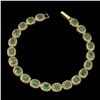 Image 1 : Natural Top Rich Green  Emerald Bracelet