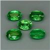 Image 1 : Natural Green Tsavorite Garnet Tanzania 5Pcs/2.76Ct
