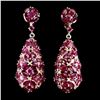 Image 1 : Natural Stunning Red Ruby Earrings