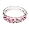 Image 3 : Natural Ruby & Pink Raspberry Rhodolite Garnet Bangle