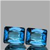 Image 1 : Natural AAA Seafoam Blue Zircon Pair{Flawless-VVS1}