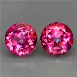 Natural Brazil Pink Topaz Pair  4.87 Ct.