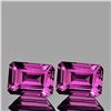 Image 1 : Natural Pink Purple Rhodolite Garnet Pair - FL