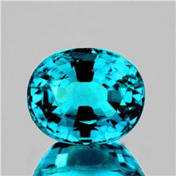 Natural Premium Electric Blue Zircon 5.02 Ct - FL