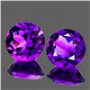 Image 1 : Natural Royal Purple Amethyst Pair [Flawless-VVS]