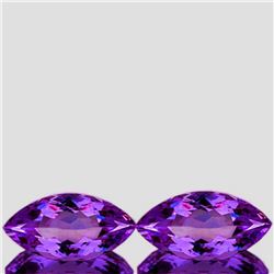 NATURAL PURPLE AMETHYST 12x6 MM[FLAWLESS-VVS]