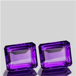 Natural Premium Quality Amethyst Pair  [Flawless-VVS]