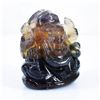 Image 1 : MULTI COLOR 610 CT NATURAL FLOURITE GANESH