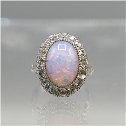 Beautiful 5.5 Ct Color Play Welo Opal Ring