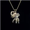 Image 3 : Impressive 14 Kt G.P. Elephant Pendant