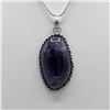 Image 2 : BEAUTIFUL 32 CT NATURAL AMETHYST PENDANT