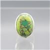 Image 1 : NATURAL 14.5 CT GREEN TURQUOISE COPPER RING