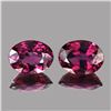 Image 1 : Natural AAA Raspberry Pink Rhodolite Garnet  Pair - FL