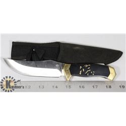 WOLF HANDLE HUNTING KNIFE