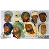 Image 1 : LOT OF 9 BOSSON FACES