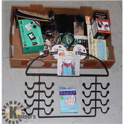 BRACELETS, MAKEUP BAGS, BLOW DRYER, FASHION HAIR