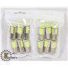 Image 1 : LOT OF 12 NEW RV/AUTO LED BULBS - COOL WHITE