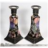 Image 1 : DECORATIVE CANDLESTICK SET OF 2