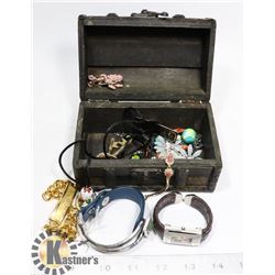 TREASURE BOX OF JEWELRY & MORE