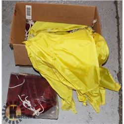 NEW 17 RED AND 17 YELLOW BANNERS