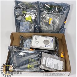 FLAT OF SERVER HARD DRIVES AND PC HARD DRIVES,HP,