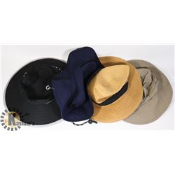 LOT OF 3 EDDIE BAUER STORM WATERPROOF SOMBRERO