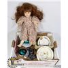 Image 1 : ESTATE LOT INCLUDING DOLL, BESWICK DISHWARE, SOAP