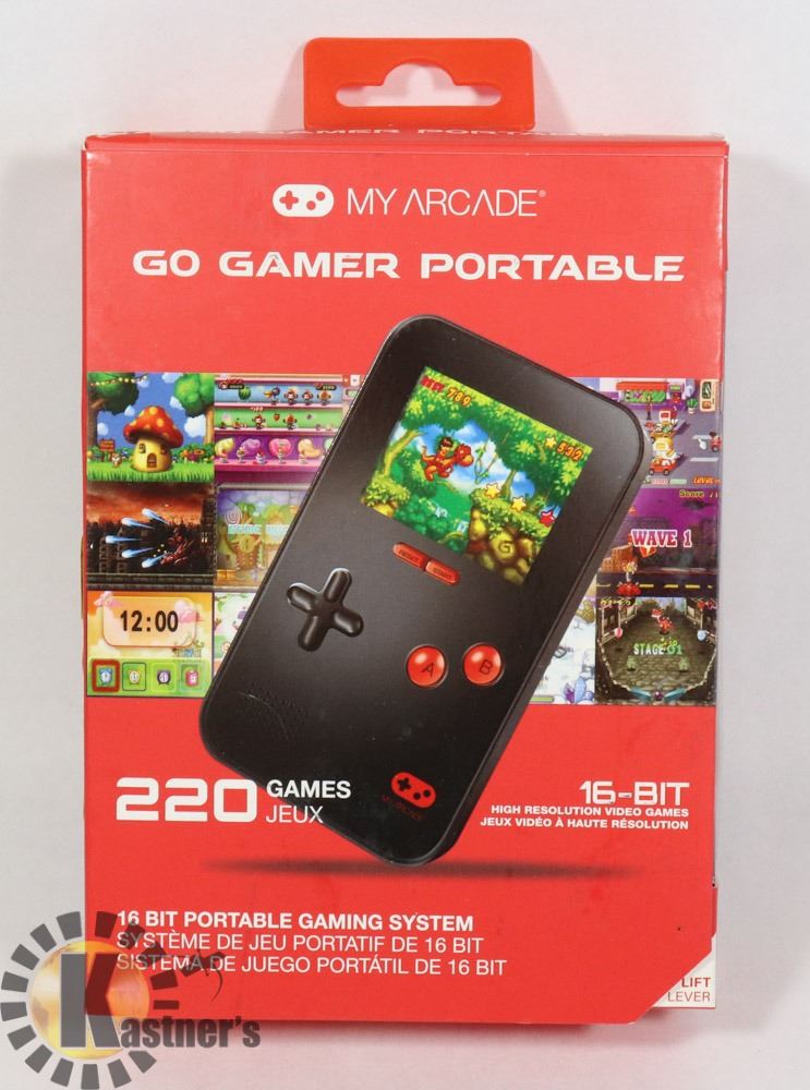 MY ARCADE GO GAMER PORTABLE CONSOLE 220 GAMES