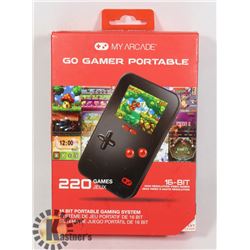 MY ARCADE GO GAMER PORTABLE CONSOLE 220 GAMES
