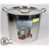 Image 1 : NEW 20 QUART STAINLESS STEEL STOCKPOT