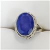 Image 1 : SILVER LAPIS LAZULI 7G  RING (~SIZE 7-11.5)