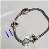 Image 2 : SILVER PANSONA WITH BEADS  BRACELET