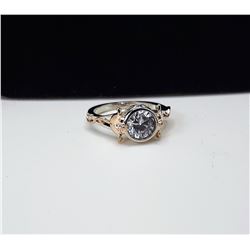 16)  WHITE AND ROSE GOLD 925 STAMPED