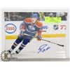 Image 1 : RYAN NUGENT HOPKINS EDMONTON OILERS SIGNED 8X10