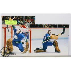2 GEORGE GARDNER VANCOUVER CANUCKS PHOTOGRAPHS