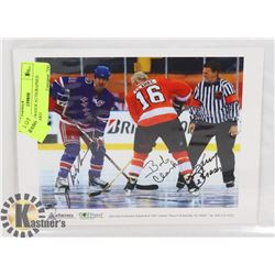 KERRY FRASER AUTOGRAPHED POSTCARD