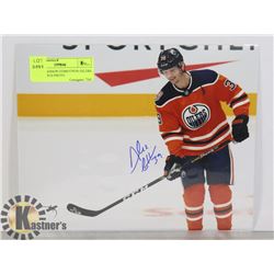 ALEX CHAISSON EDMONTON OILERS SIGNED 8X10 PHOTO