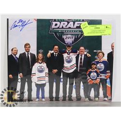 OSCAR KLEFBOM EDMONTON OILERS SIGNED 8X10 PHOTO