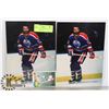 Image 1 : DAVE SEMENKO EDMONTON OILERS 8X10 X2 AND CARD