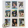 Image 1 : 9 AUTOGRAPHED PITTSBURGH PENGUINS HOCKEY CARDS